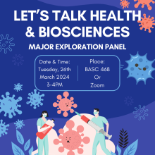 Let's Talk Health & Biosciences: Major Exploration Panel