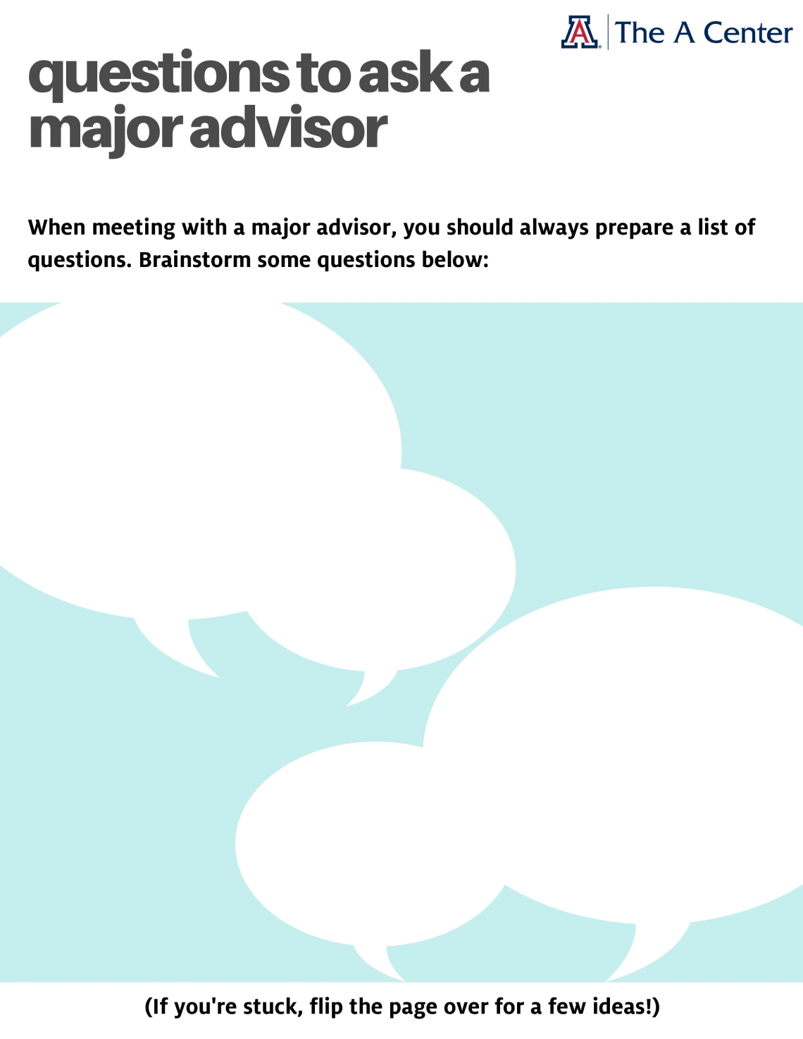 Questions to Ask a Major Advisor