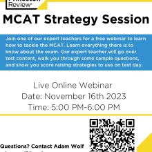 Princeton Review MCAT Strategies Flyer